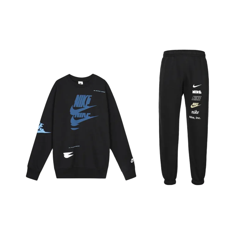 Nike Sweatshirt Set Men's Black-0