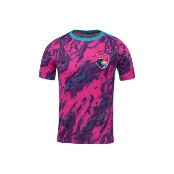 Nike San Diego Wave Fc 2025 Men's Nike Nwsl Short Sleeve Pre Match Top