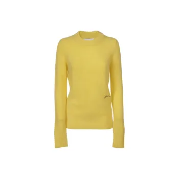 GANNI FW22 Slim Fit Sweater Women's Yellow