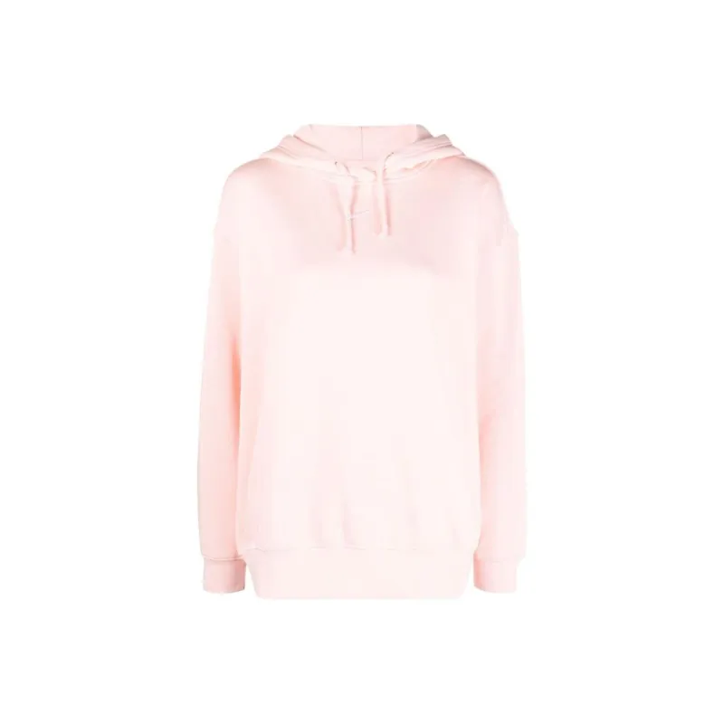 Nike Oversized Fleece Hoodie Atmosphere/White-0
