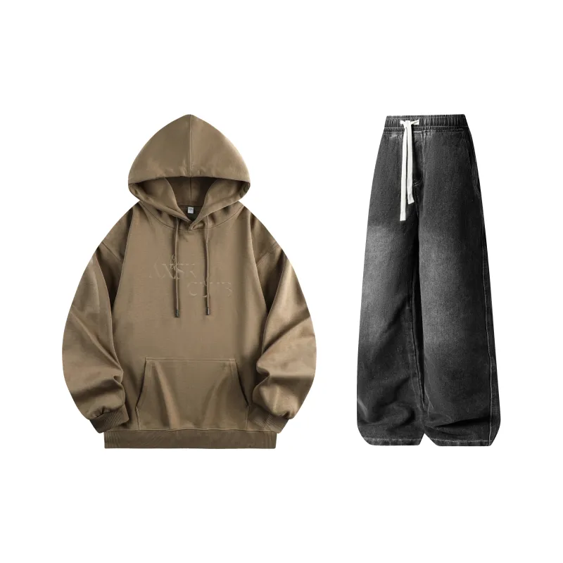 A.X.S.K Sweatshirt Sets Unisex-19