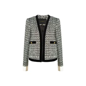 ROEYSHOUSE Jackets Coats Women's Black White
