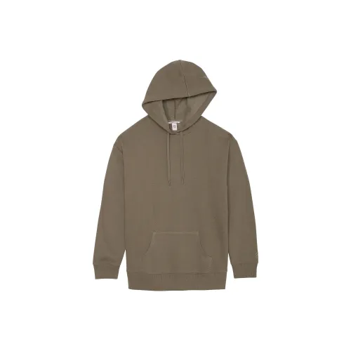Victoria's Secret Cotton Fleece Hoodie/Green Sweatshirt Women's Green
