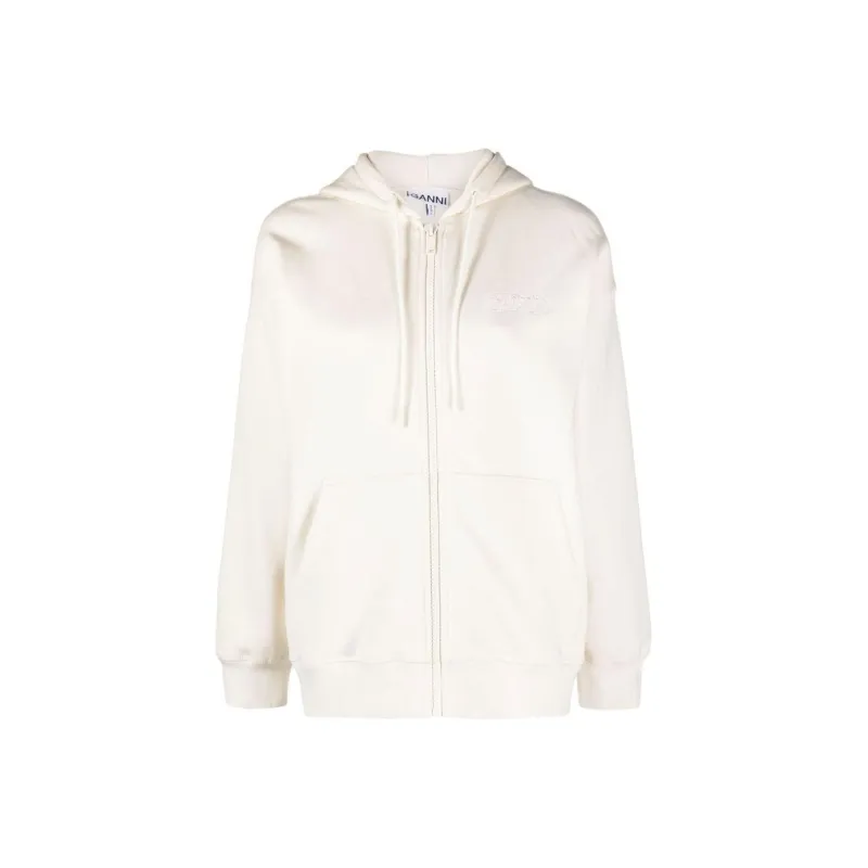 GANNI Sweatshirts Women's Ecru-0