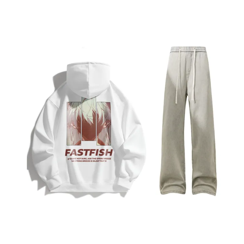 FASTFISH x SHENGSIJUE Sweatshirt Set Unisex-52