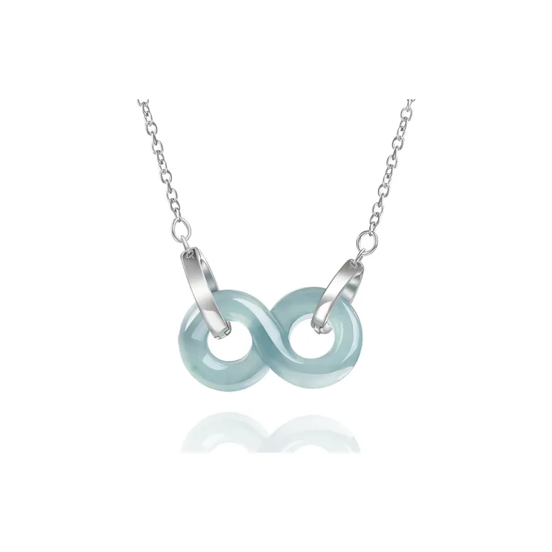 Jade Is Boundless Ice Glutinous Jadeite Necklaces Women's-0