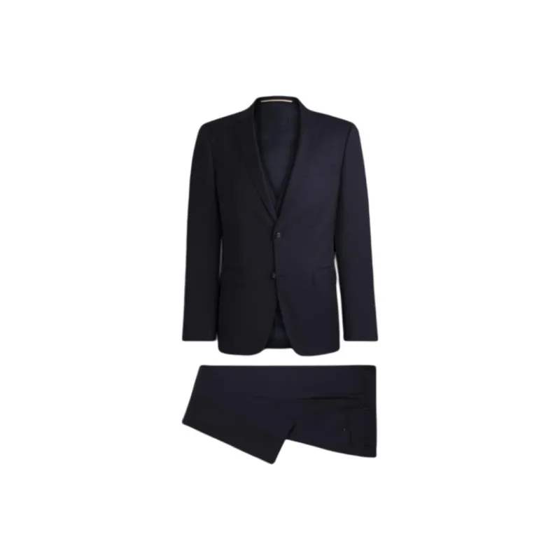 HUGO BOSS Business Suit Men's Dark Blue-0