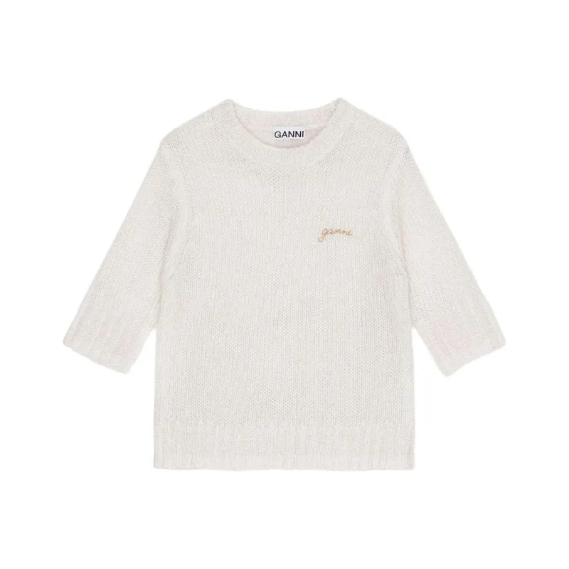 GANNI T Shirts Women's White-0