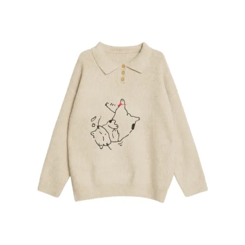 Princess Berdele Knitwear Women's Khaki