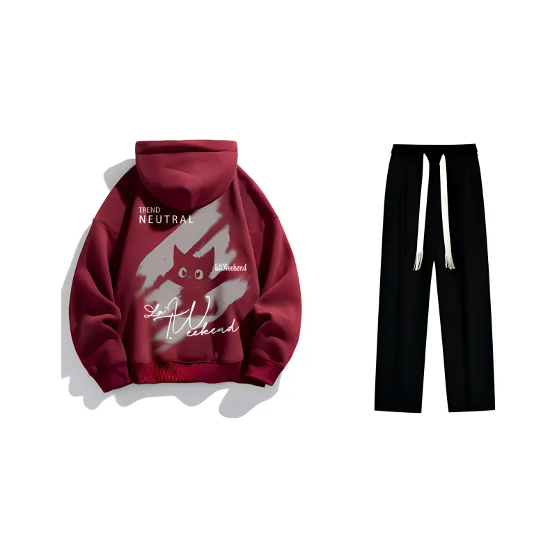 LA'T.WEEKEND Sweatshirt Set Unisex-10