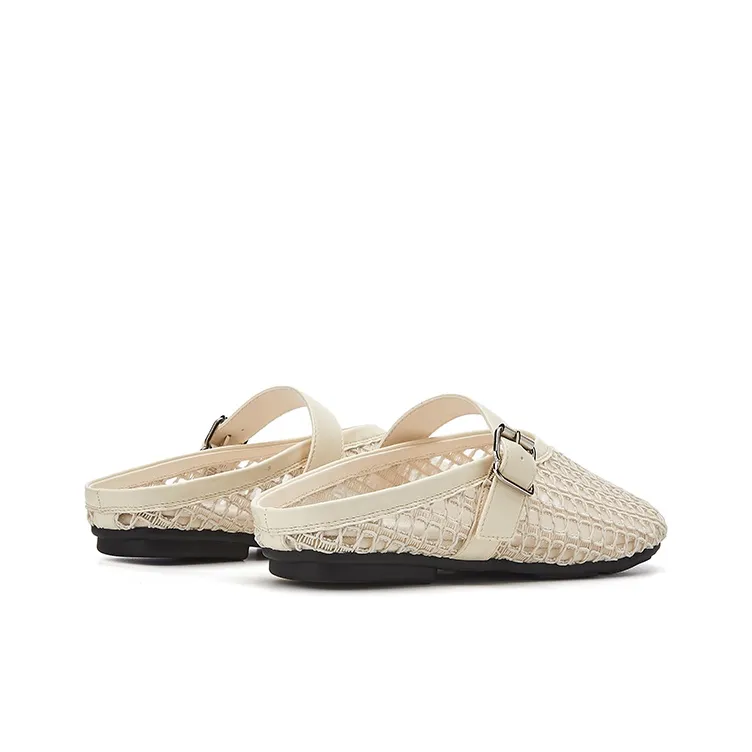 15 MINS Cut Out Quiet Closed Toe Slippers Women's-7