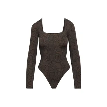 ARITZIA Bodysuits Women's Coffee Bean/Black/Coffee Bean/Black