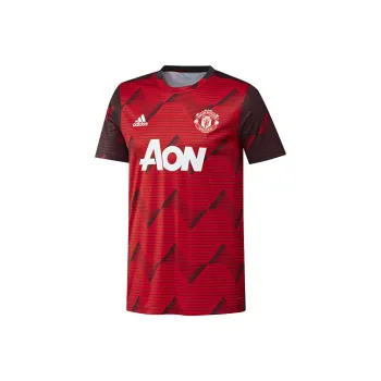 Adidas Manchester UnitedMUFC Soccer Jerseys Men's Red Gold