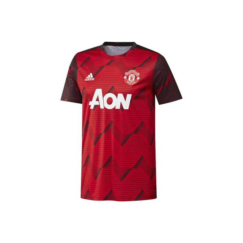 Adidas Manchester UnitedMUFC Soccer Jerseys Men's Red Gold-0