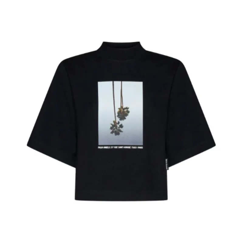 PALM ANGELS Graphic Printed T Shirt-0