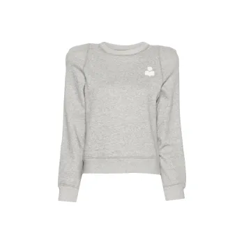ISABEL MARANT ETOILE Logo Detailed Panelled Sweatshirt