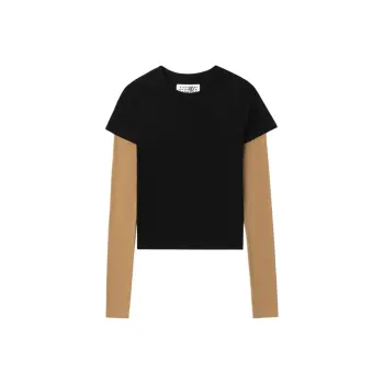MM6 Maison Margiela Layered Long Sleeved T Shirt