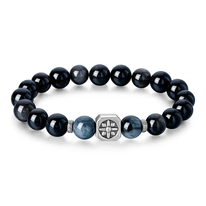 Lao Feng Xiang Natural Chalcedony Bracelets Unisex-5