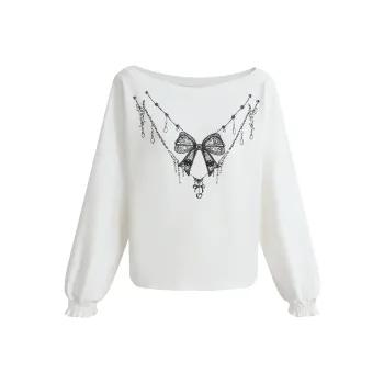 ELEVEN SLEEP Sweatshirt Women's White