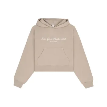 SPORTY & RICH Ny Health Club Cropped Hoodie