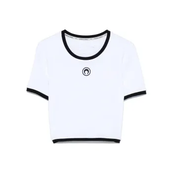 Marine Serre Moon logo Cropped Top