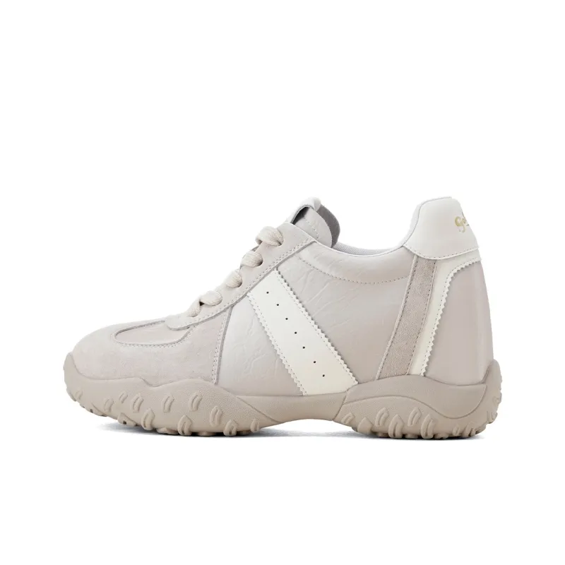 GOLDLION Cushioning, Abrasion Resistant, Breathable, Height Increasing Low Top Casual Shoes Women's-0