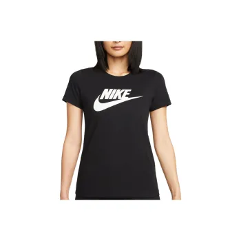Nike Set in Sleeve T Shirt Women's Black White
