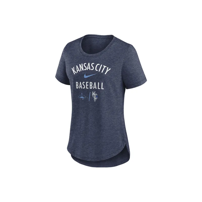 Nike T-Shirts Women's Navy Blue-0