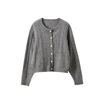 XIANGYING Knitwear Women's Gray