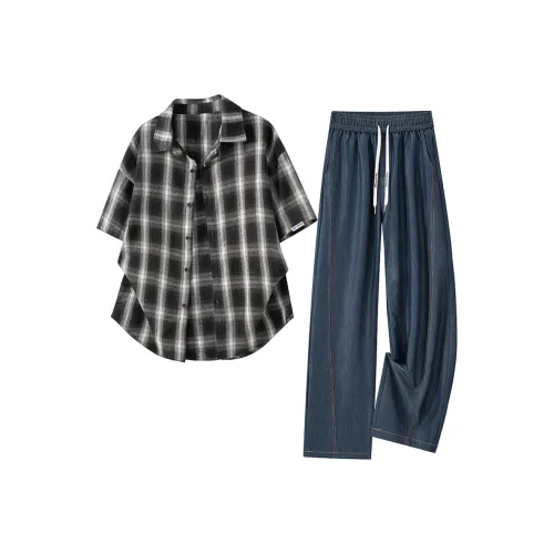 FAKE VINTAGE Shirt Matching Set Unisex