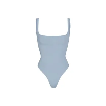 SKIMS SS24 RAW EDGE CAMI BODYSUIT Bodysuits Women's DENIM/Denim
