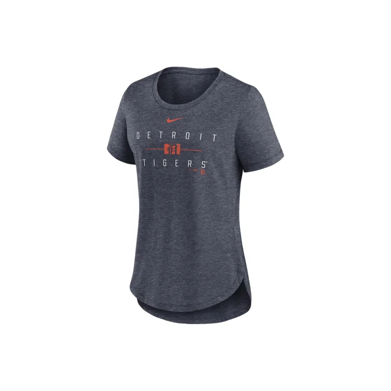 Nike T-Shirt Women's Marine Blue Detroit Tigers-0