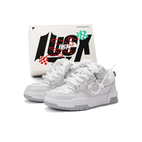 LUCX Lucky Shoes Anti Slip Wear Resistant Low Top Skateboard Shoes Unisex