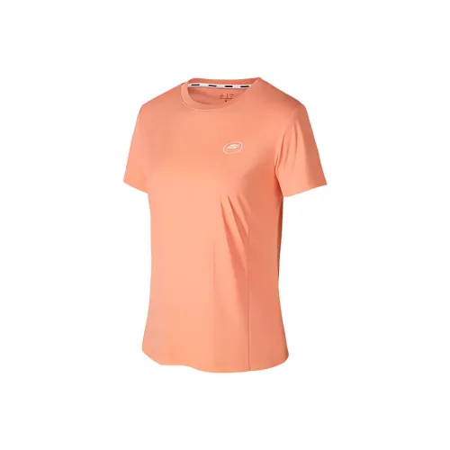 Skechers T Shirt Women's Papaya Orange Pink