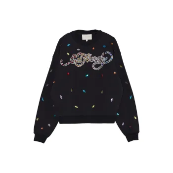 Ed Hardy Sweatshirts Women's Black E1PAW057