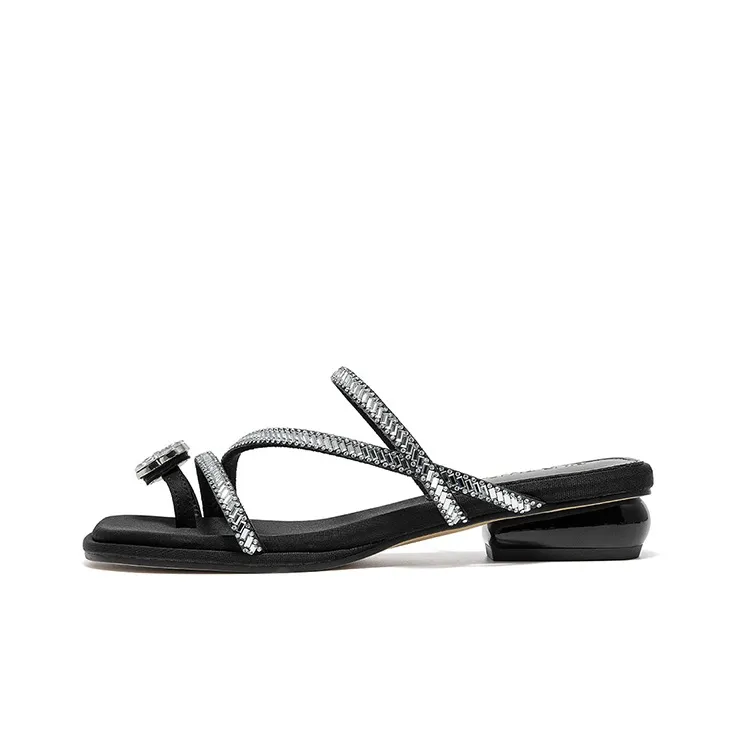 FIVE PLUS Rubber Sole Slip Resistant Slide Slippers Women's-0