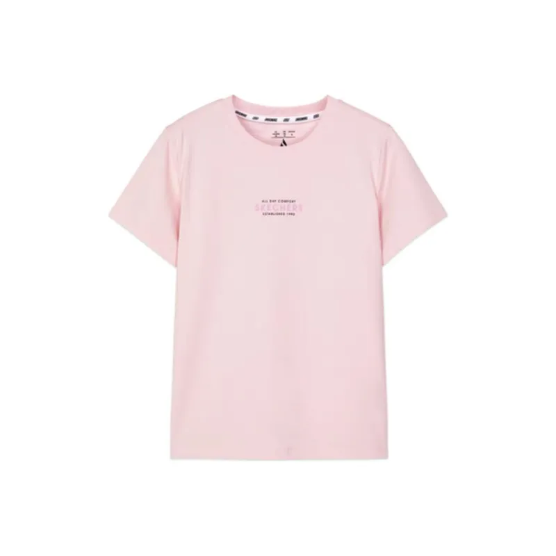 Skechers T Shirt Women's Chalk Pink-0