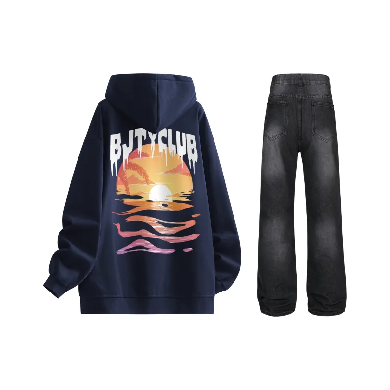 BJTY Sweatshirt Sets Unisex-4