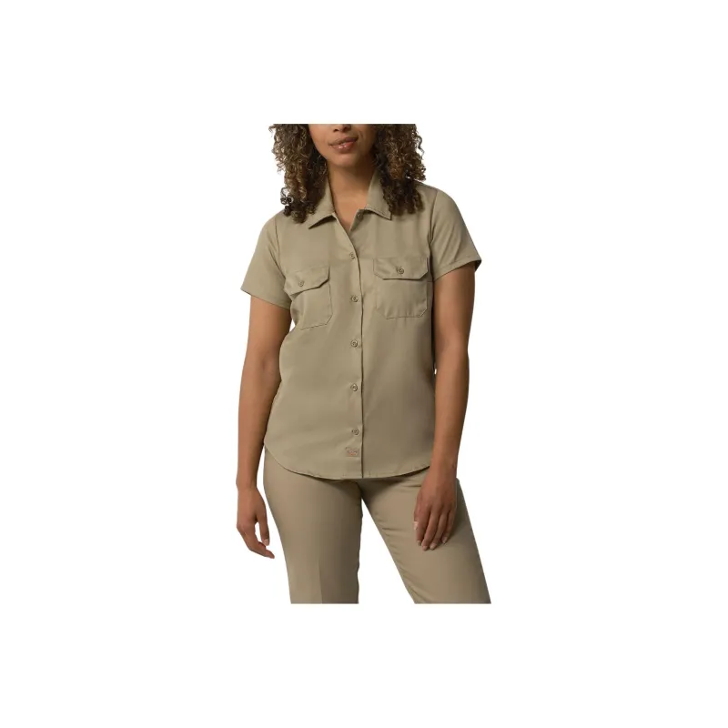 Dickies Shirts Women's Khaki-0