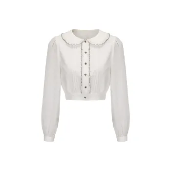 CHIWAWAMEME Shirt Women's Pre-Loved Milky White