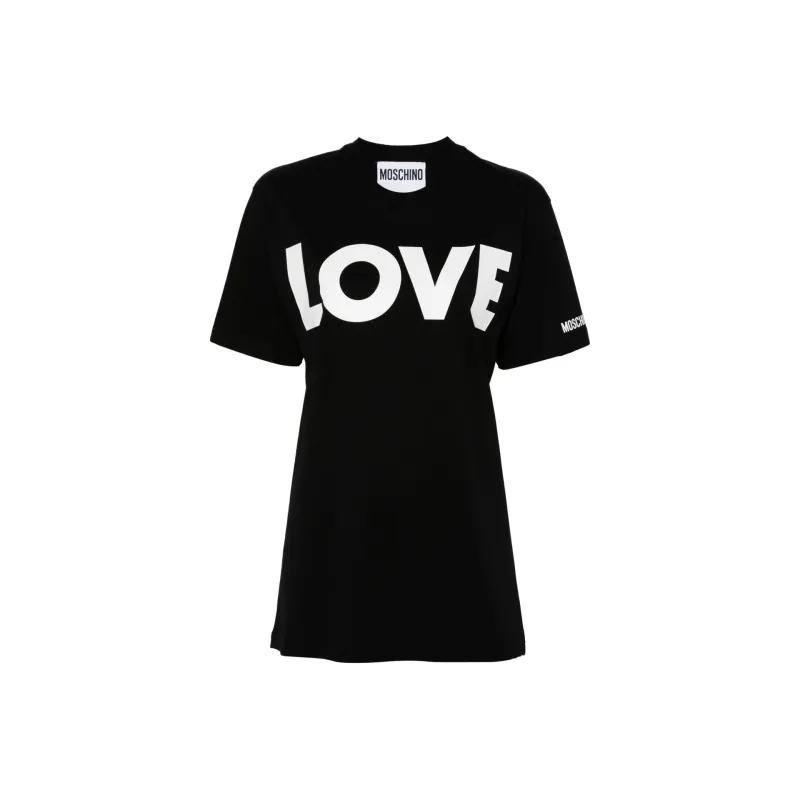 MOSCHINO Love Printed Crewneck T Shirt-0