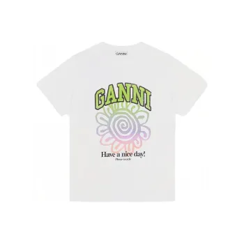 GANNI T Shirts Women's Bright White
