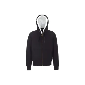 Moose Knuckles Logo Plaque Hoodie