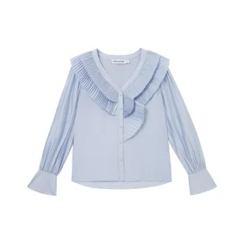 Self-portrait Satin Organza Blouse