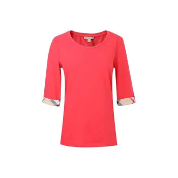 Burberry T Shirts Women's Red