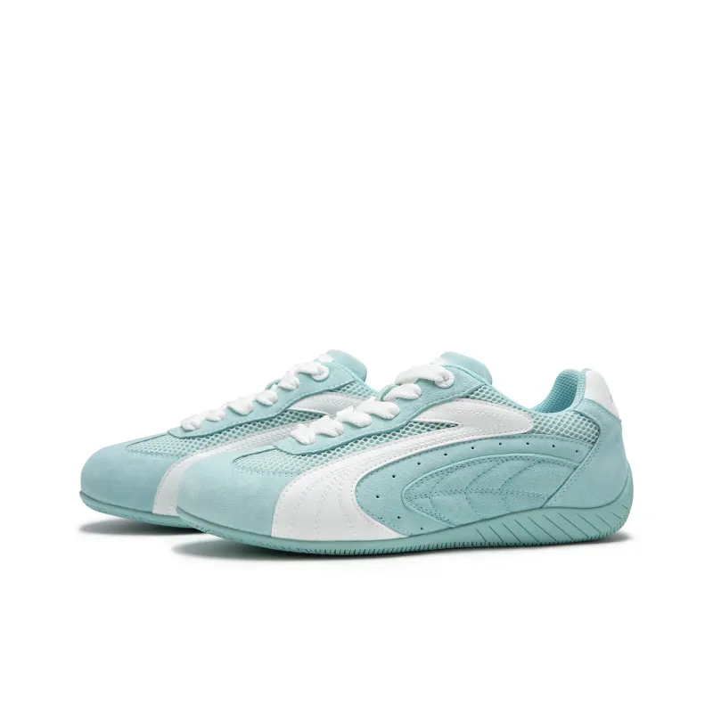 SENGUOGUO Cushioning, Slip Resistant, And Abrasion Resistant Low Top Casual Shoes Unisex Mint Blue-1