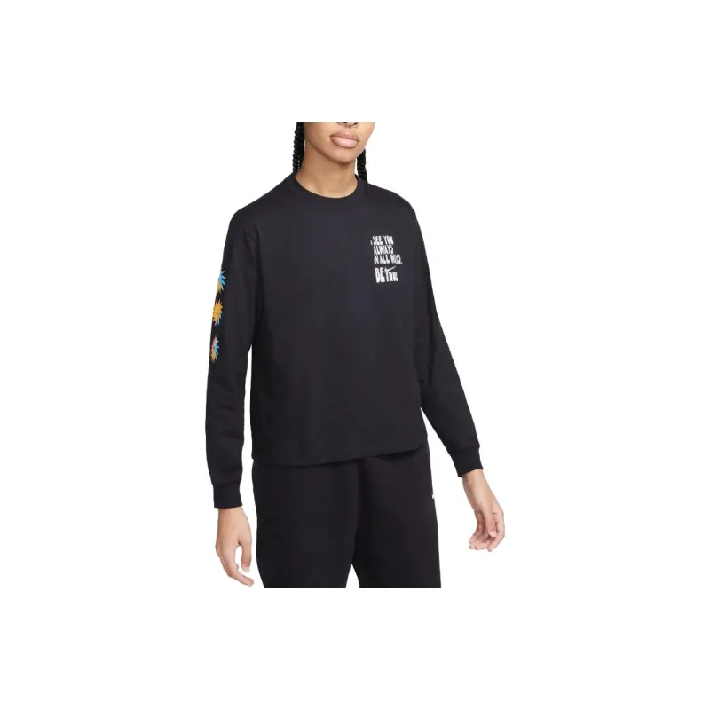 Nike T-Shirts Women's Black-0