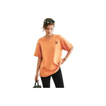 Olrain T Shirts Women's Orange