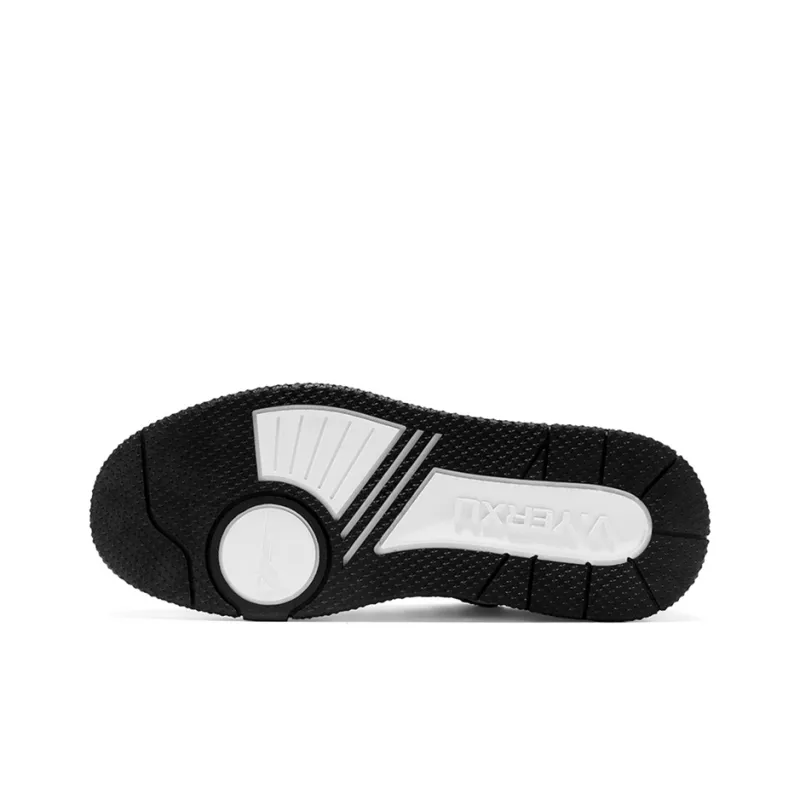 V.YERXU Air Trainer Versatile Casual Black White Anti Slip Wear Resistant Low Top Skateboard Shoes Unisex-4
