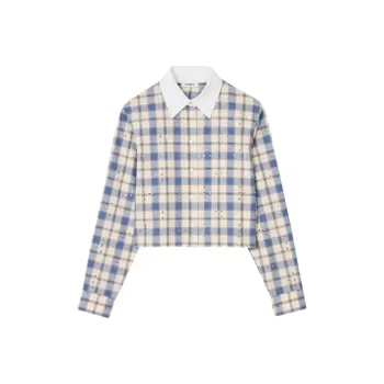 Sandro Rhinestone embellished Cotton Shirt